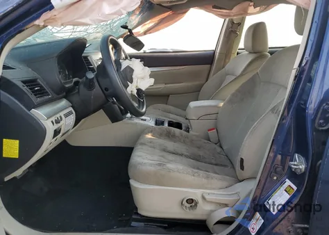 2010 Subaru Outback 2.5I from USA, damaged, VIN 4S4BRCAC1A3336082